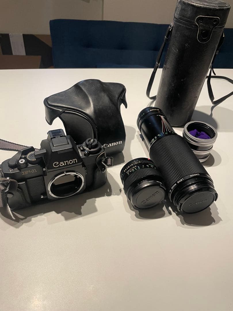 Canon F-1 一眼レフカメラ　レンズセット　カバン付