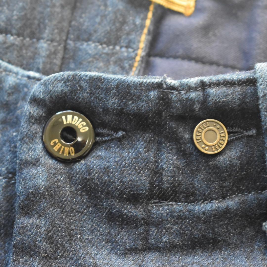 【フォロー割適用】美脚テーパード INDIGO CHINO INCOTEX デニ