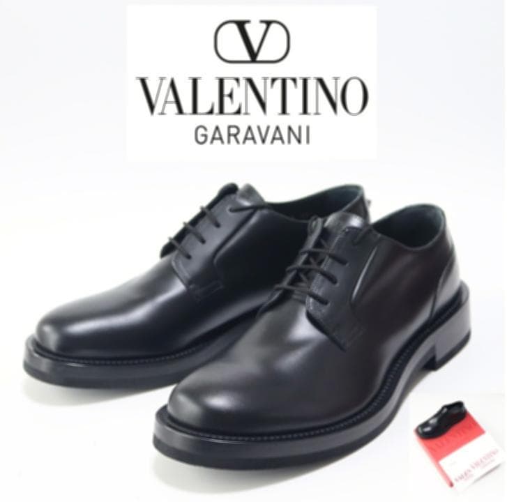 156200円新品【ヴァレンティノガラヴァーニ】スタッズ ダービーシューズ28