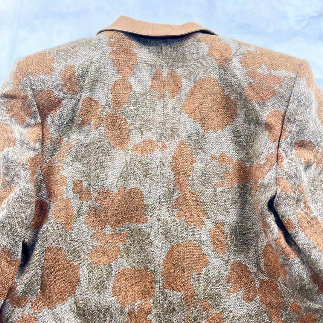 超希少✨Christian Dior テーラード 花柄 胡桃ボタン sports