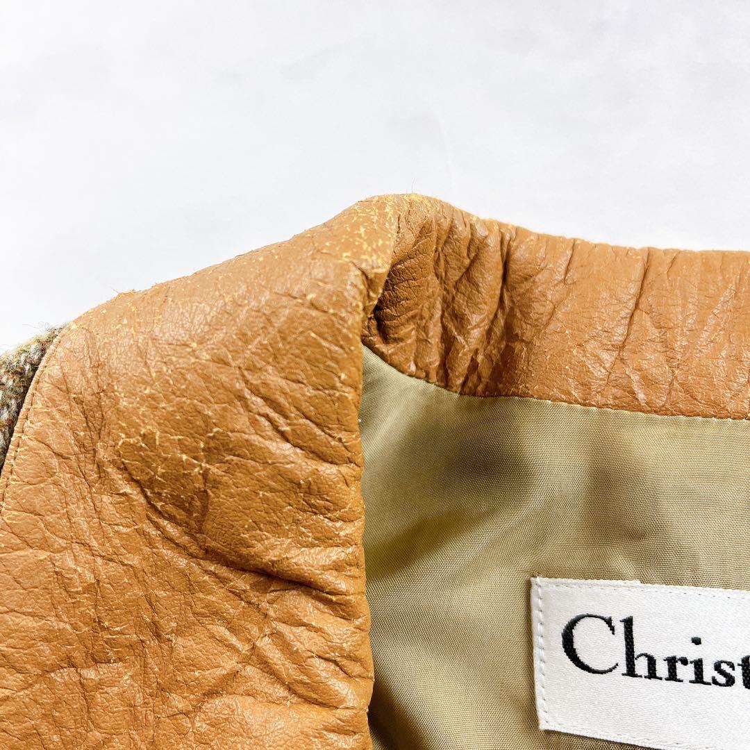 超希少✨Christian Dior テーラード 花柄 胡桃ボタン sports