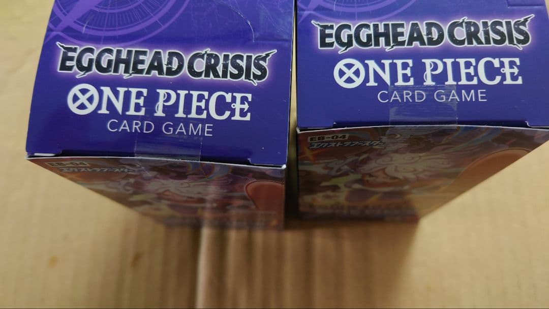 ワンピースカードゲーム エッグヘッドクライシス 未開封 テープ付き 2box
