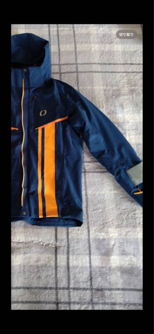オンヨネ・ネイビー/オレンジ スキーウェア フード付き・XL 上着のみ！
