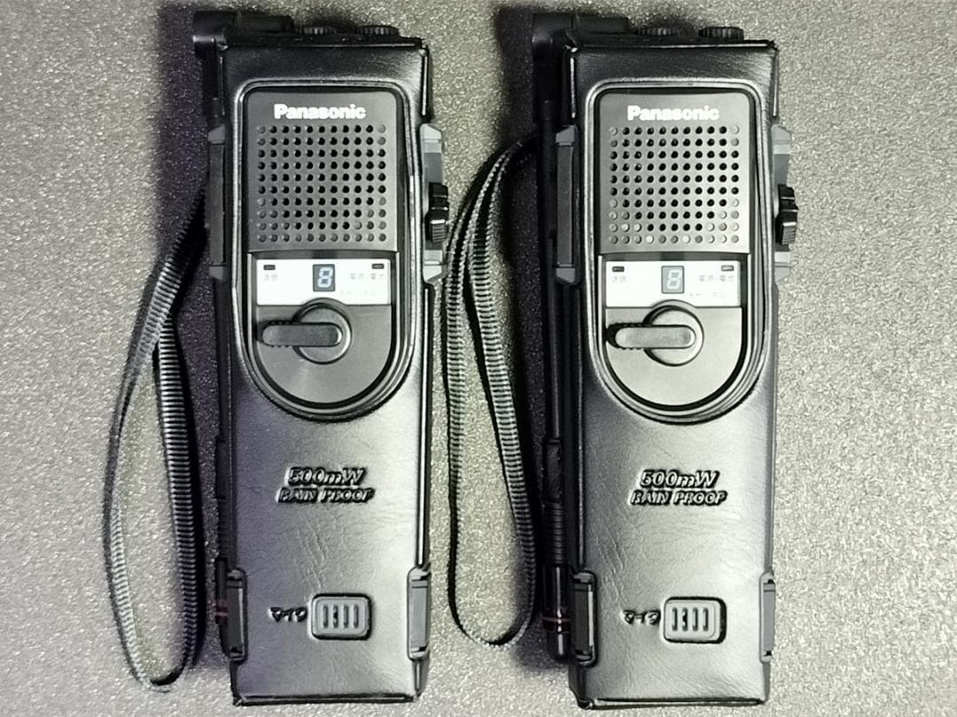 美品 Panasonic RJ-411A CBトランシーバー 2台 防滴 動作品