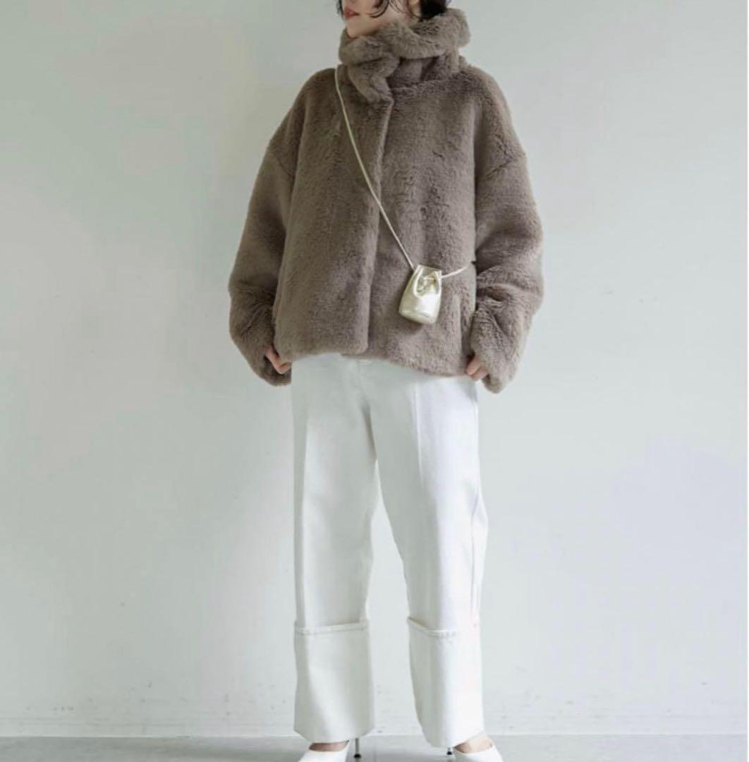 GALLARDAGALANTE NAVYファーブルゾン