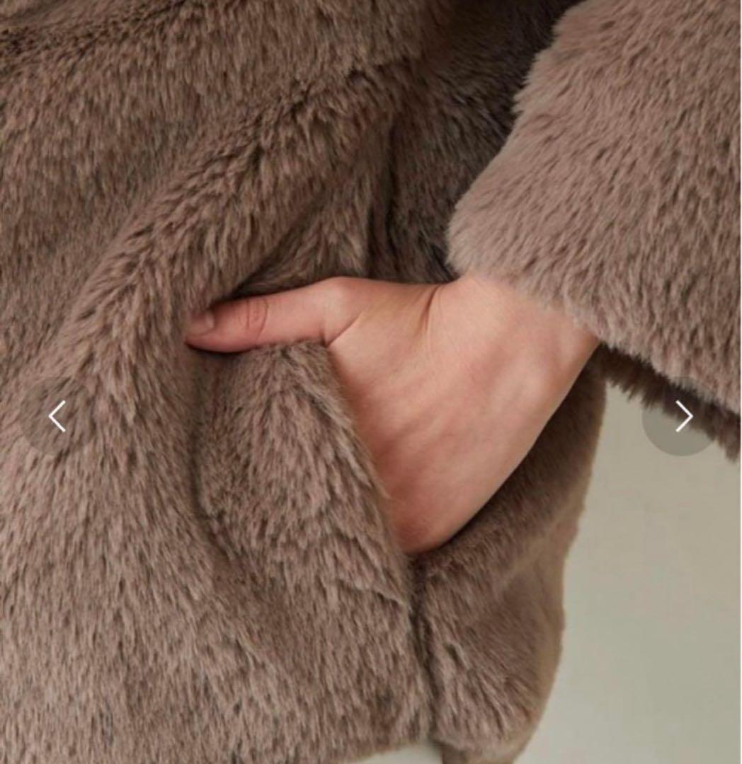 GALLARDAGALANTE NAVYファーブルゾン