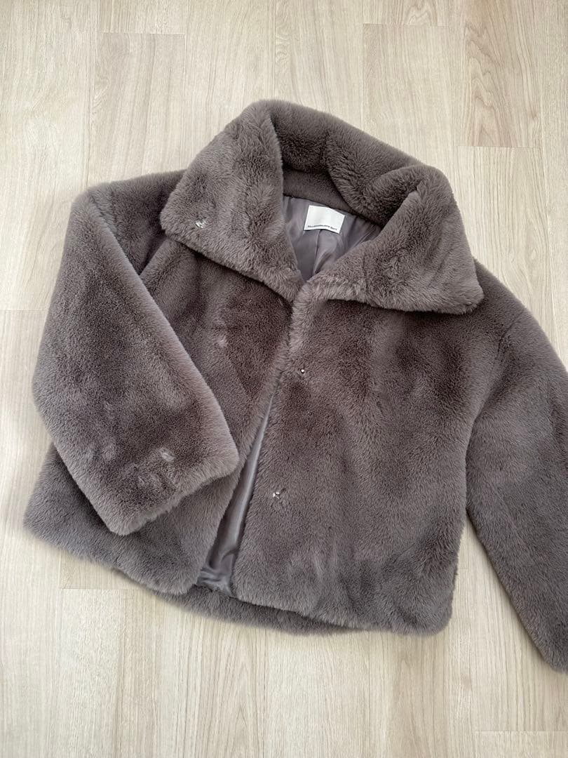 GALLARDAGALANTE NAVYファーブルゾン