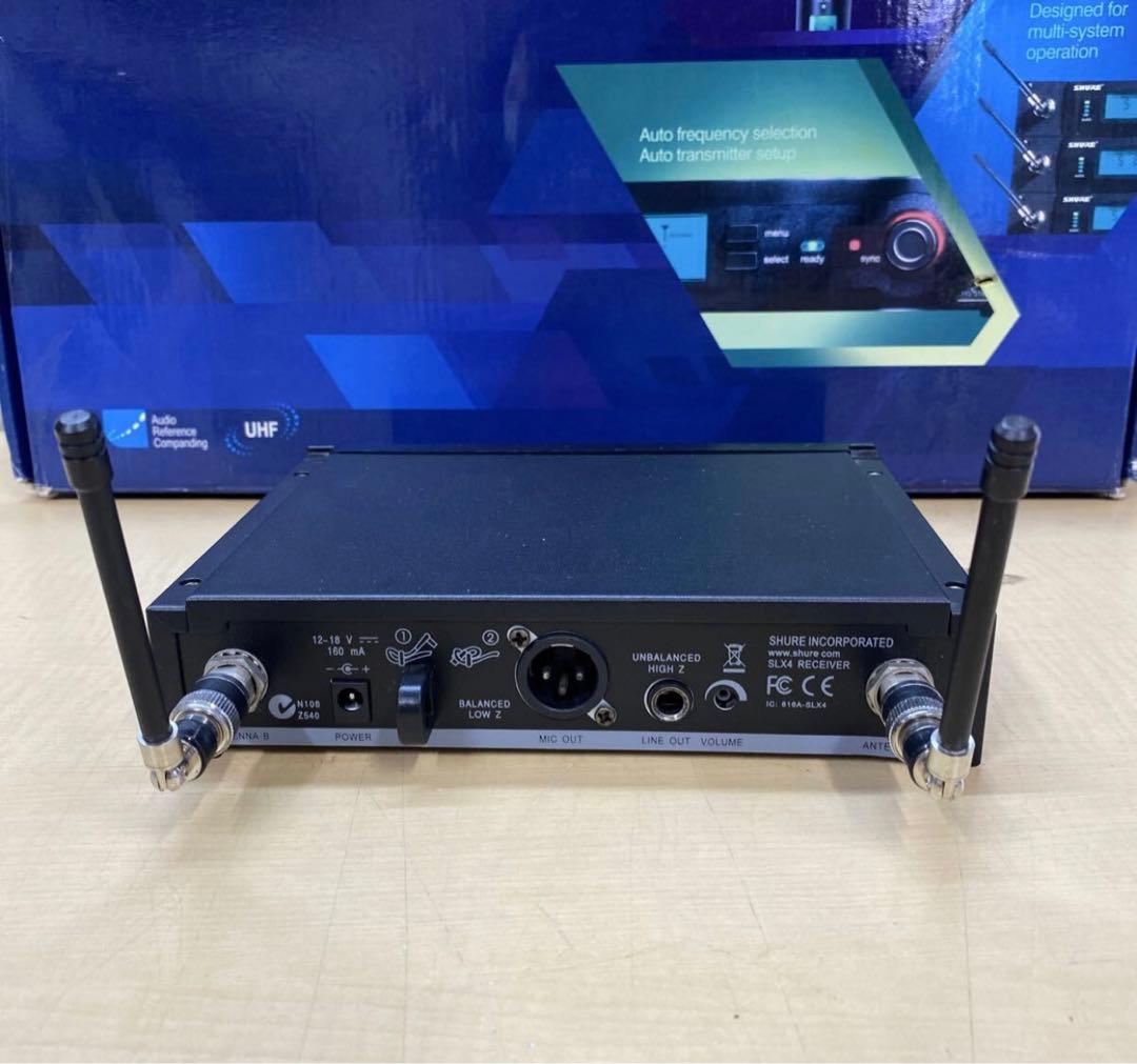 Shure SLX ワイヤレスシステム マイク（Beta 58A）＋