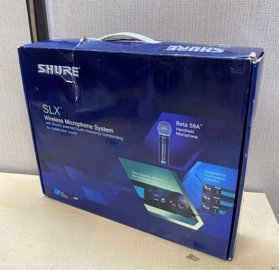 Shure SLX ワイヤレスシステム マイク（Beta 58A）＋