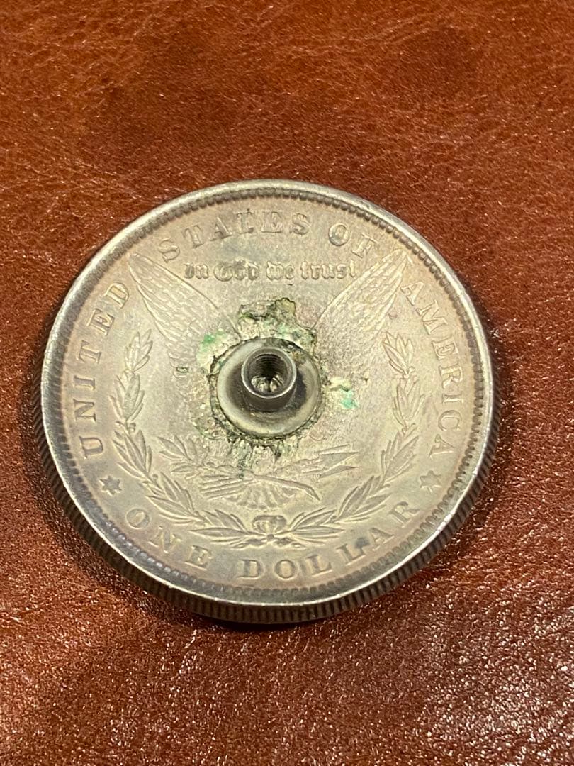 アメリカモルガンONE DOLLAR-シルバーコンチョ 1900年製