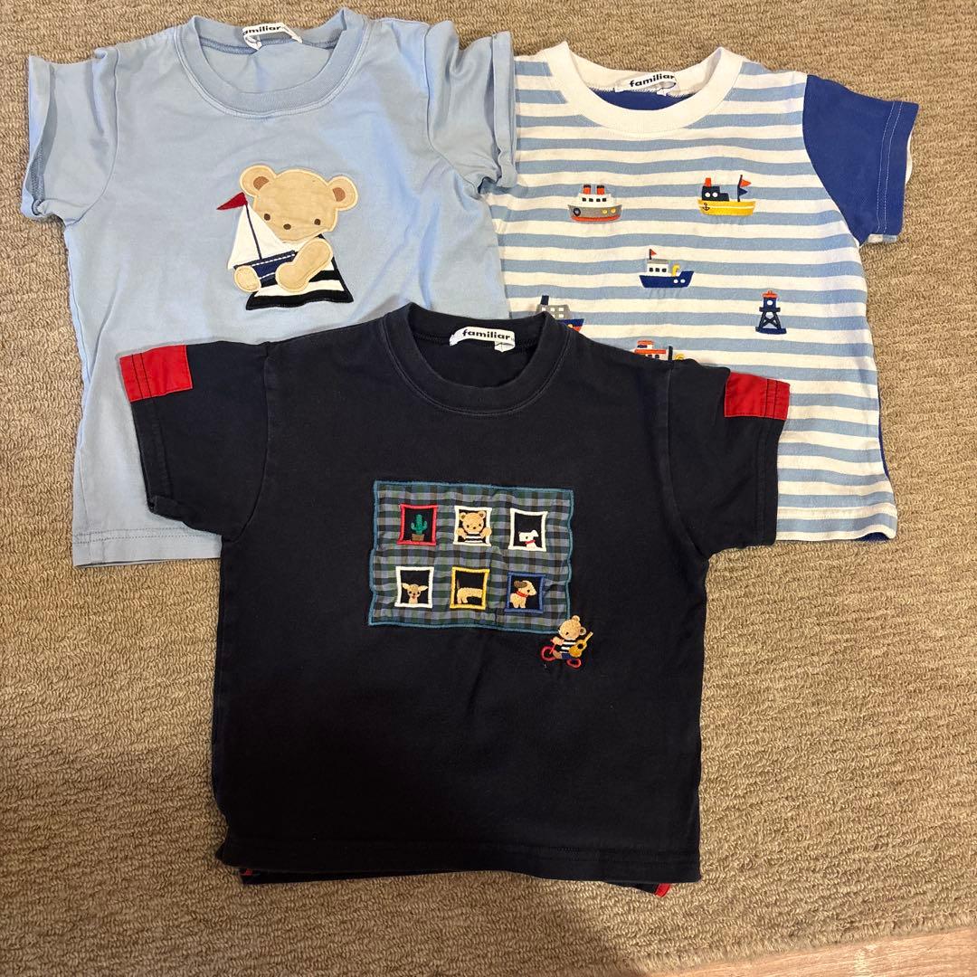 GWお値下げ　familiar 2024ss Tシャツ 3点セット　美品