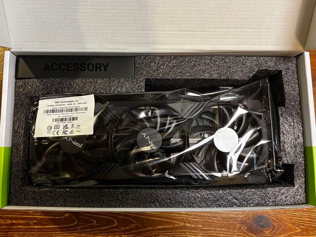 a*k様 PNY GEFORCE RTX 4070 Ti SUPER グラフィッ