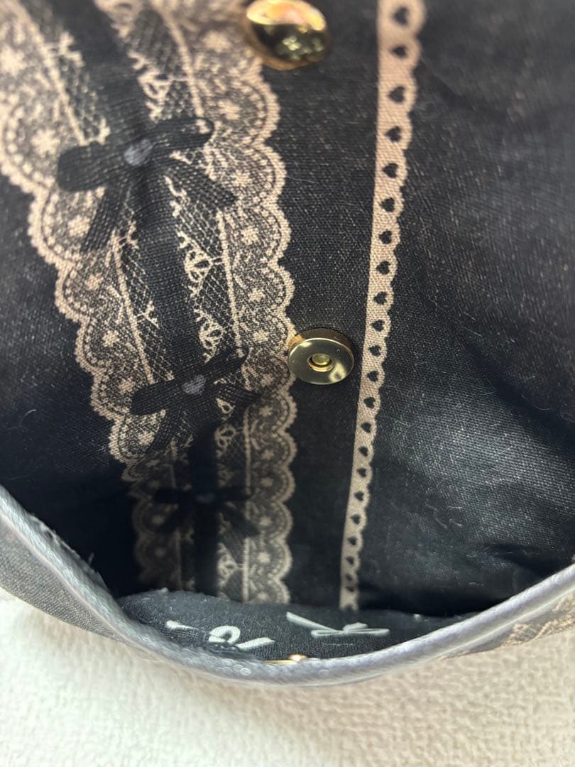 黒*こ様 コヤンイサムチョン　ファーバッグ　グレー　クラウディちゃん　ヒョウ柄う