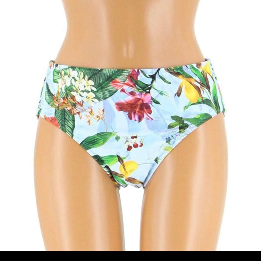 Coral veil ショルダードレス3点　水着セット　9号　ブルー