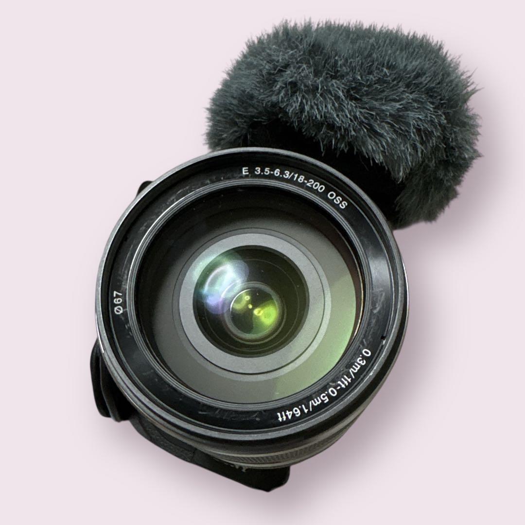 【美品/希少】SONY NEX-VG20H レンズキット 新品予備バッテリー付