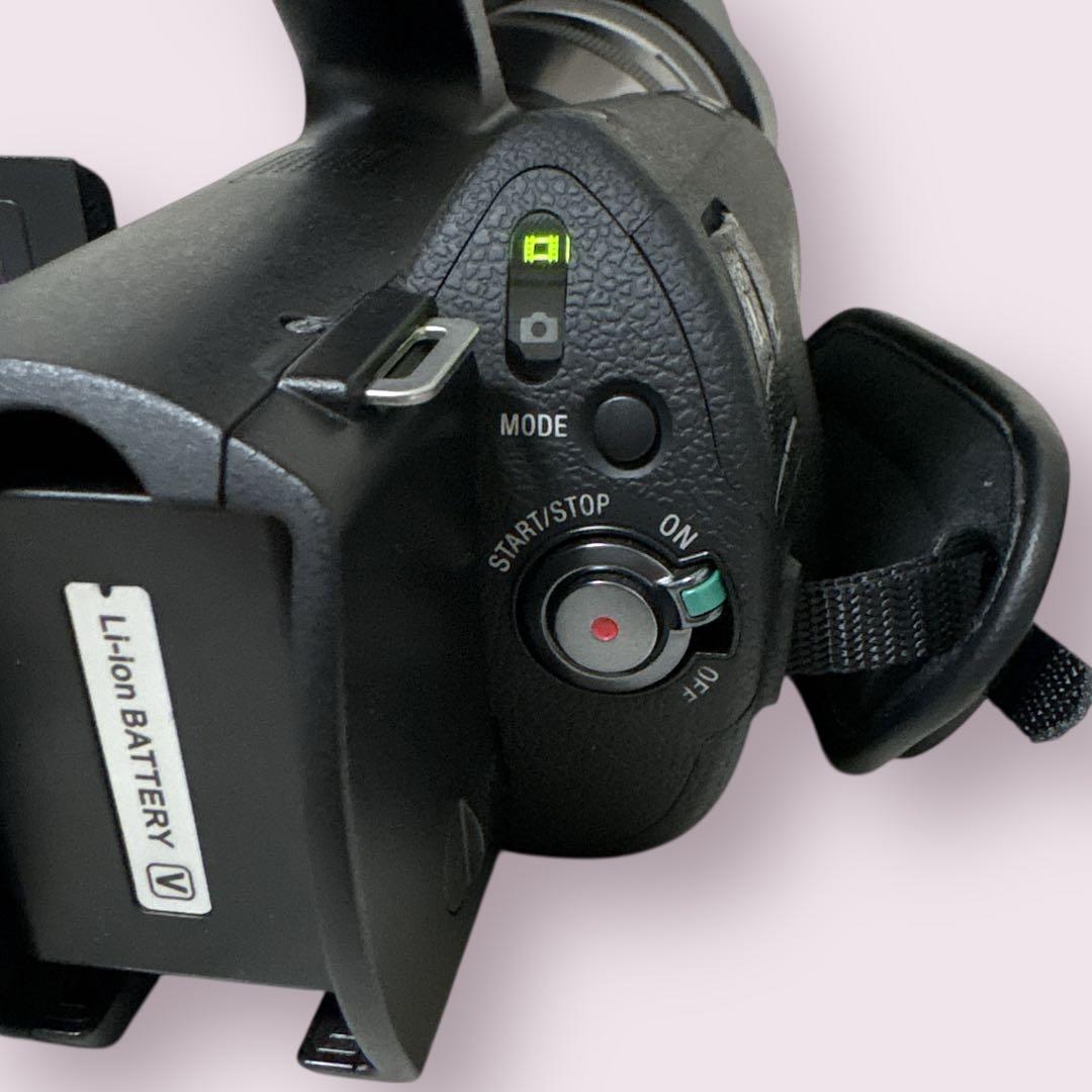 【美品/希少】SONY NEX-VG20H レンズキット 新品予備バッテリー付