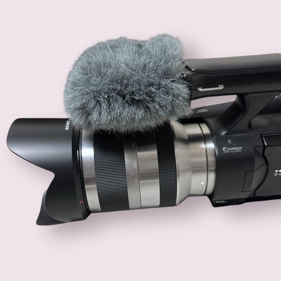 【美品/希少】SONY NEX-VG20H レンズキット 新品予備バッテリー付