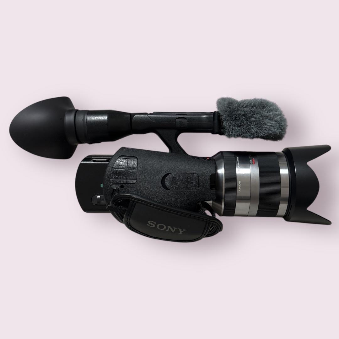 【美品/希少】SONY NEX-VG20H レンズキット 新品予備バッテリー付
