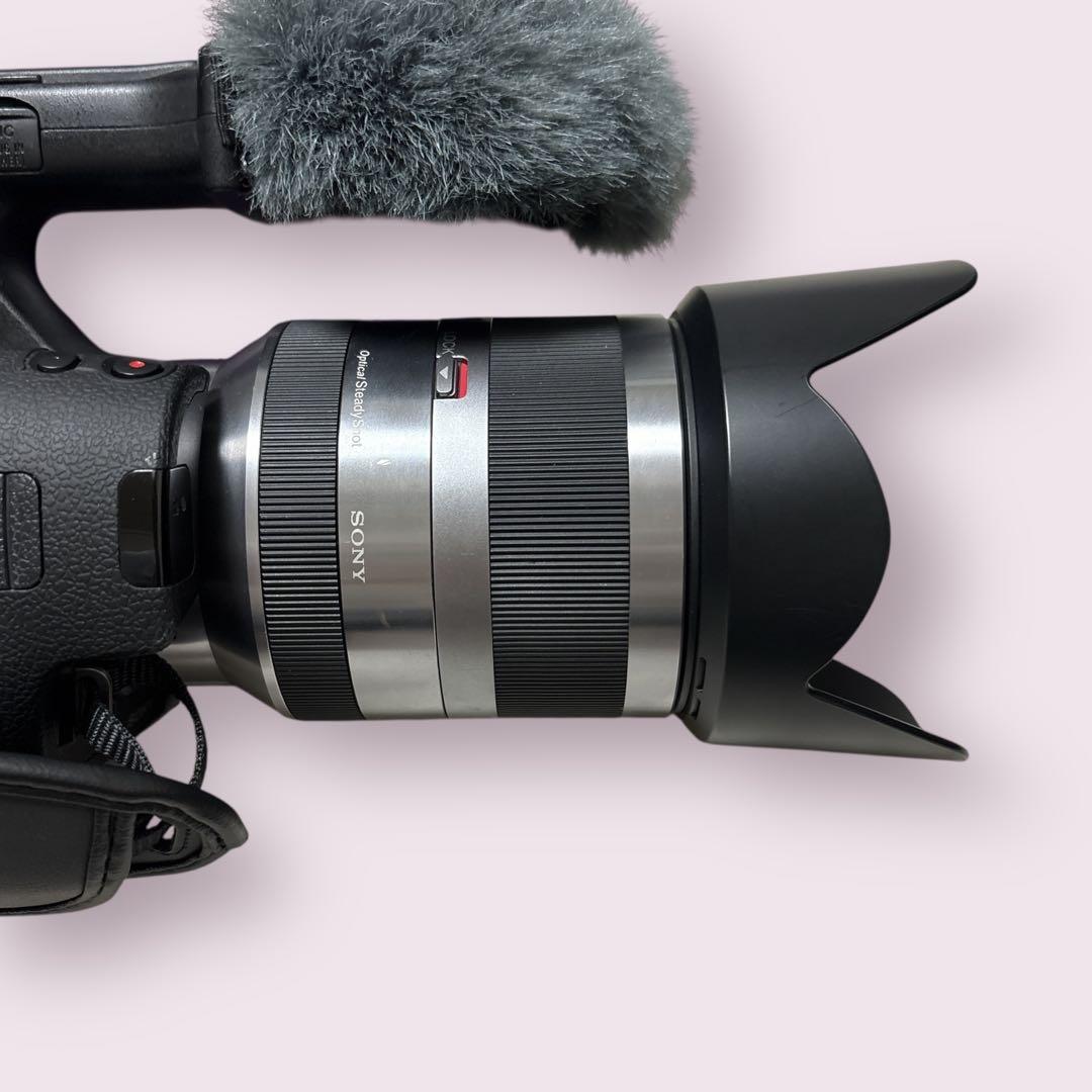 【美品/希少】SONY NEX-VG20H レンズキット 新品予備バッテリー付