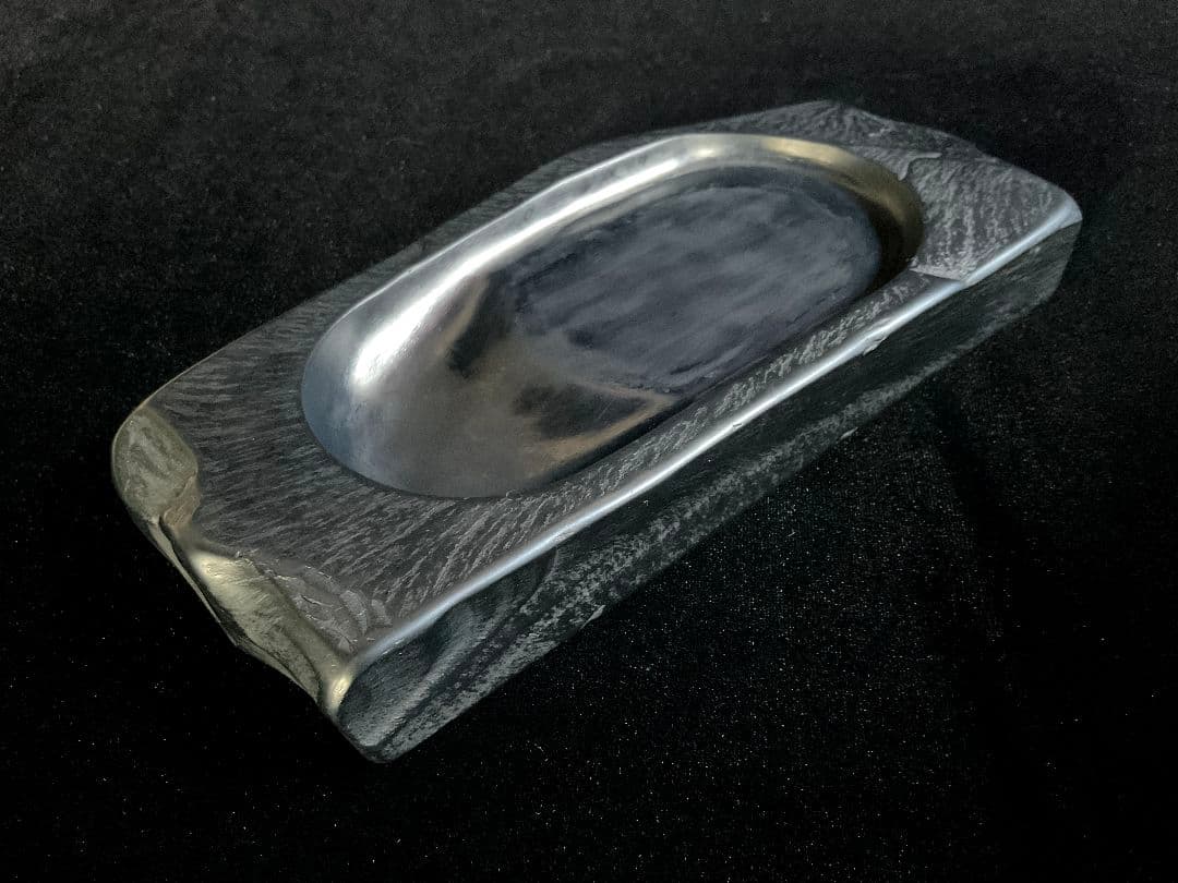 【RT-専用】象彦　硯箱　那智黒石硯　仙台埋木細工　長方皿　熊野筆　気叶金蘭