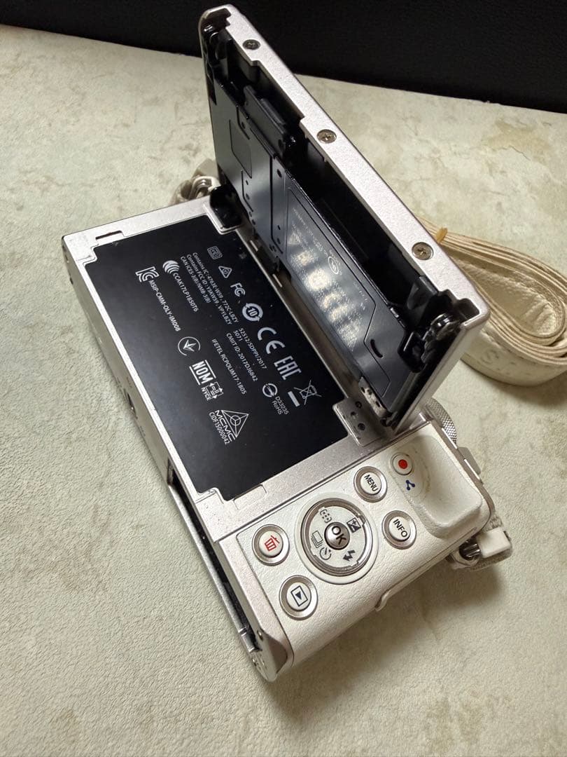 【ジャンク品】OLYMPUS PEN E-PL10 シルバー 本体ストラップ付き