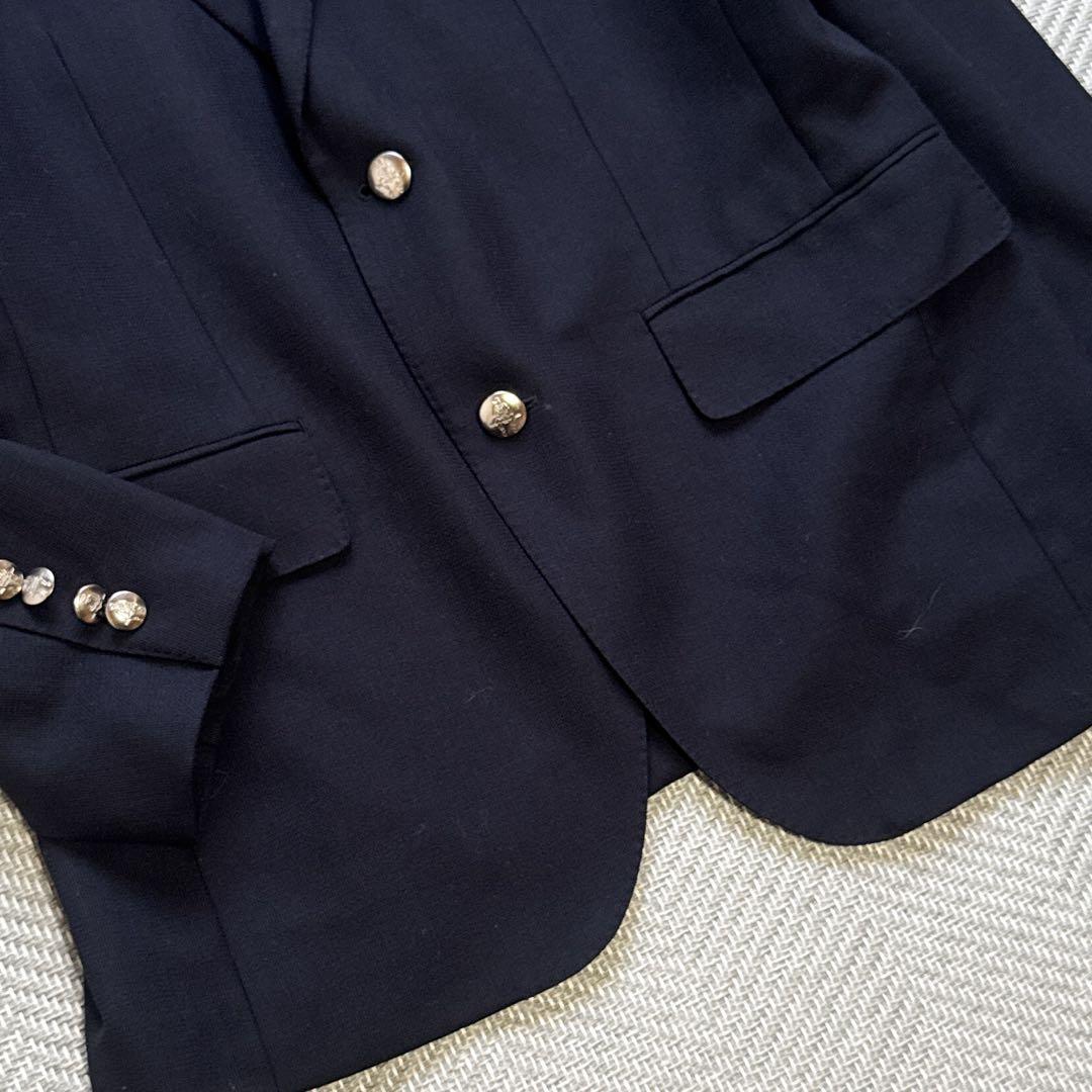 美品 ポールスチュアート サマーテーラードジャケット 銀ボタン 背抜き 夏 ML