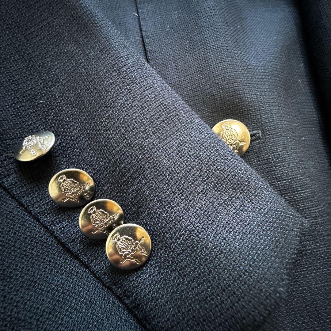 美品 ポールスチュアート サマーテーラードジャケット 銀ボタン 背抜き 夏 ML