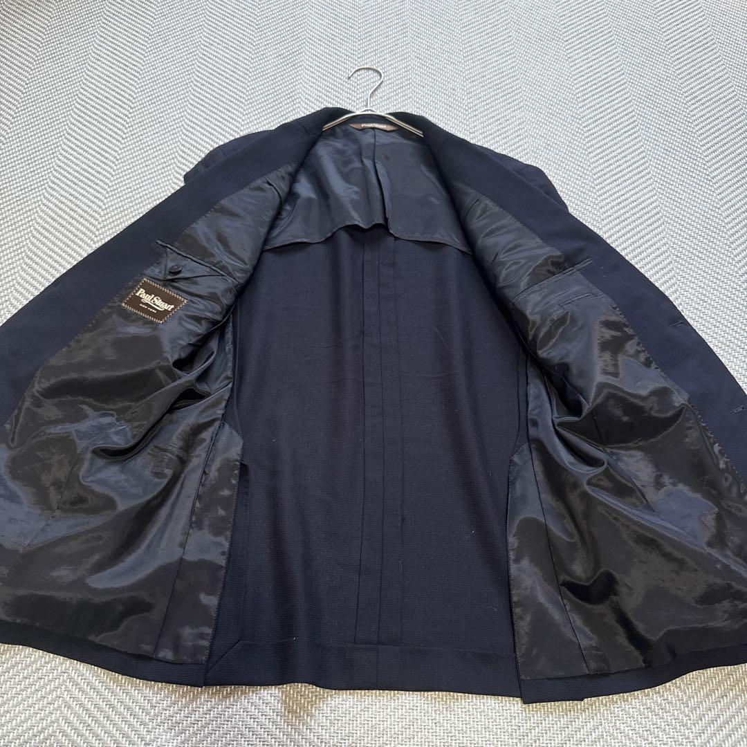 美品 ポールスチュアート サマーテーラードジャケット 銀ボタン 背抜き 夏 ML