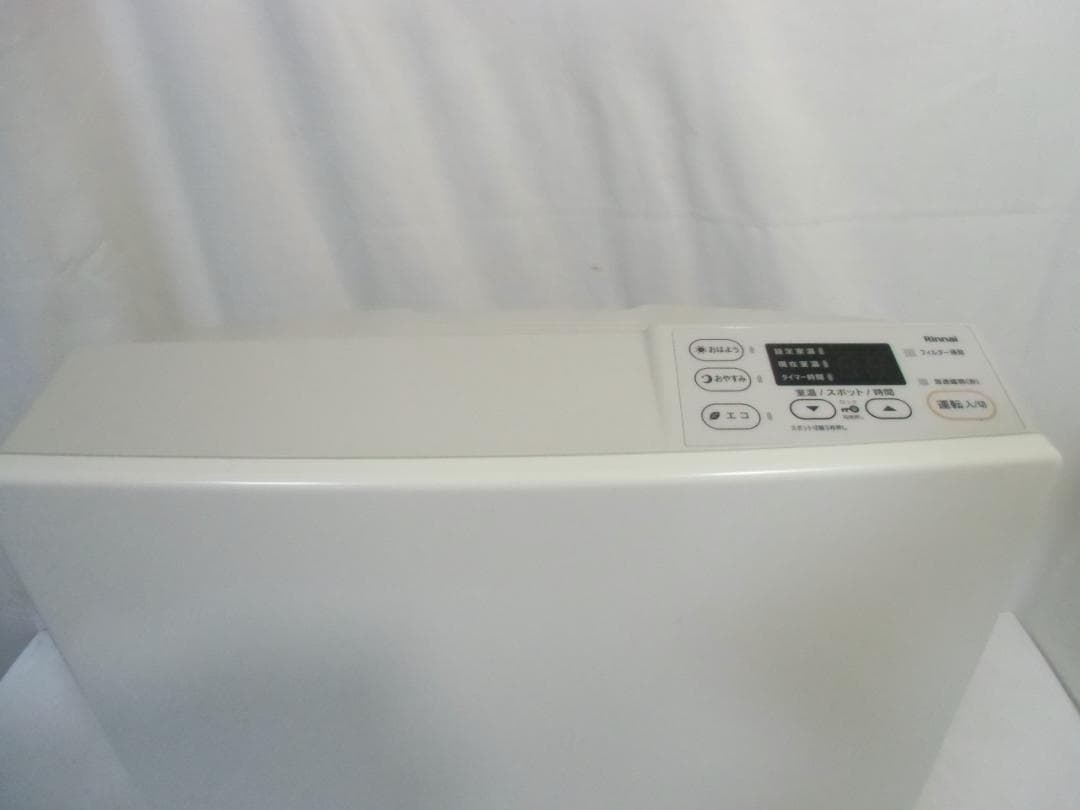 リンナイ ガスファンヒーター SRC-365E 都市ガス 22年製　ホワイト