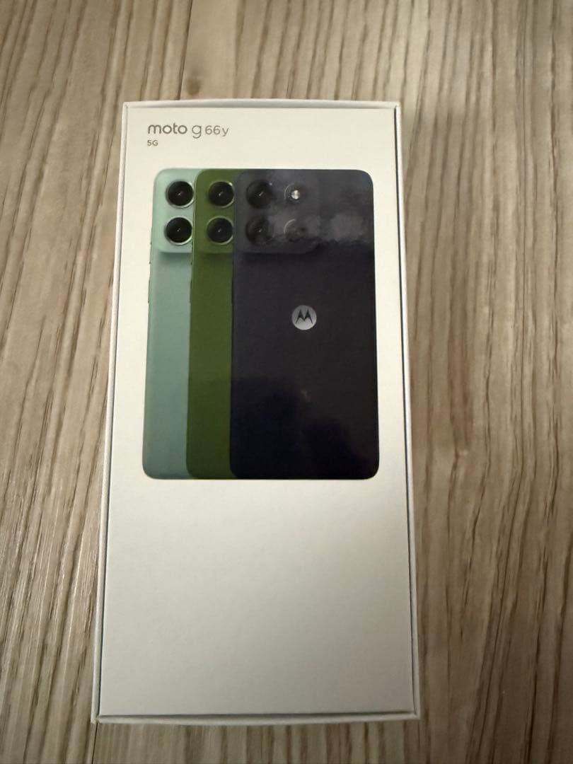 【新品未使用】motorola moto g66y 5G 本体 ディールグリーン
