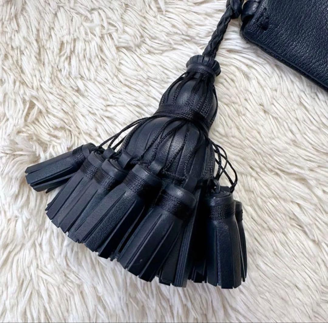 未使用級✨箱あり アニヤハインドマーチ アイズ クラッチバッグ ポーチ タッセル