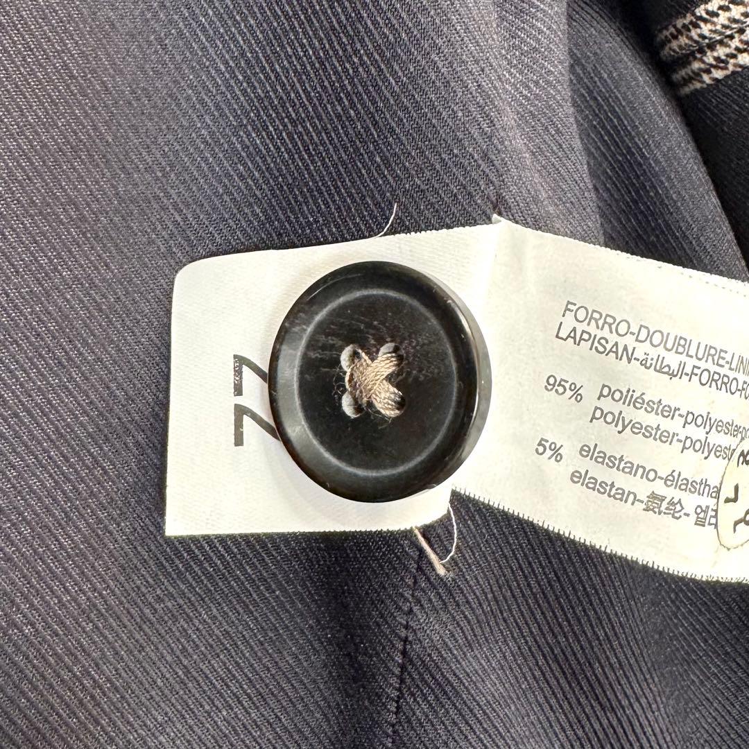 【美品】ZARA グレンチェック 4WAY ストレッチ スーツ 38 L