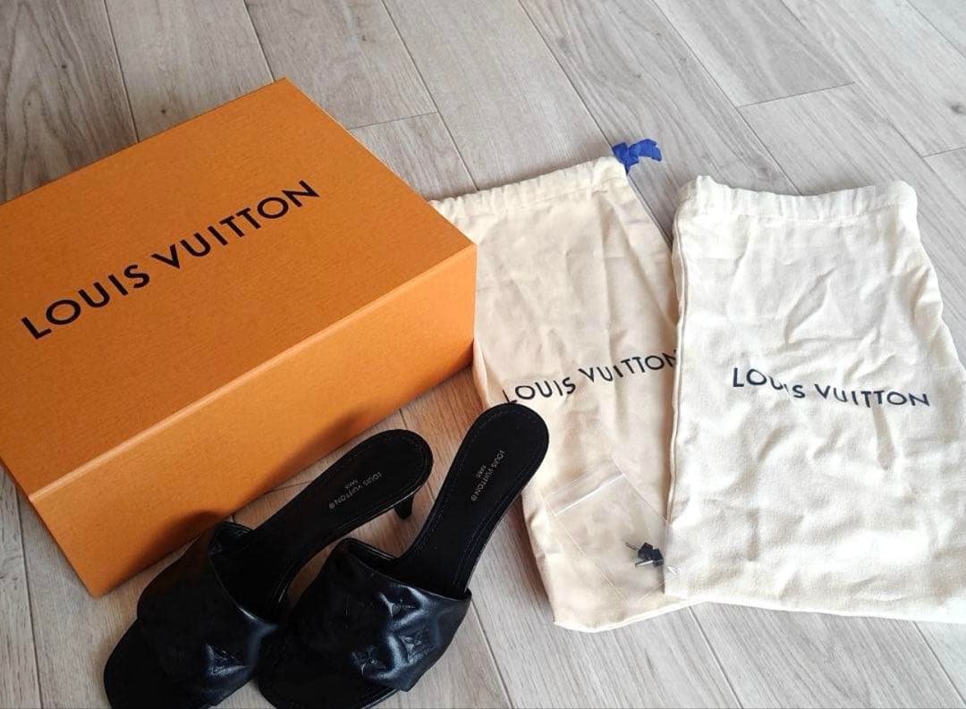 J*y様 LOUIS VUITTON ブラック ミュール