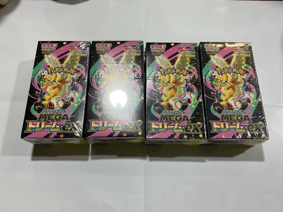 シュリンク付 MEGAドリームex 4box