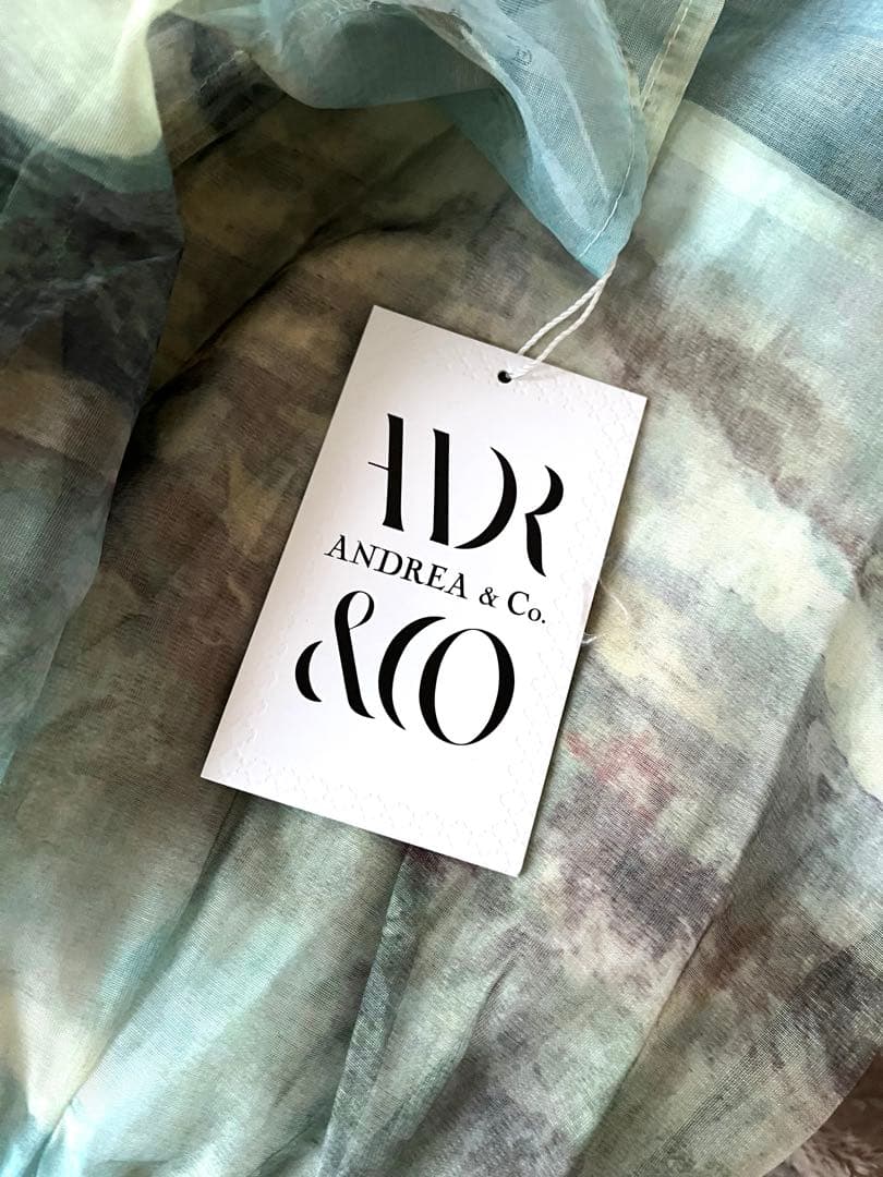 【アンドレアアンドコー】水彩ティアードワンピース