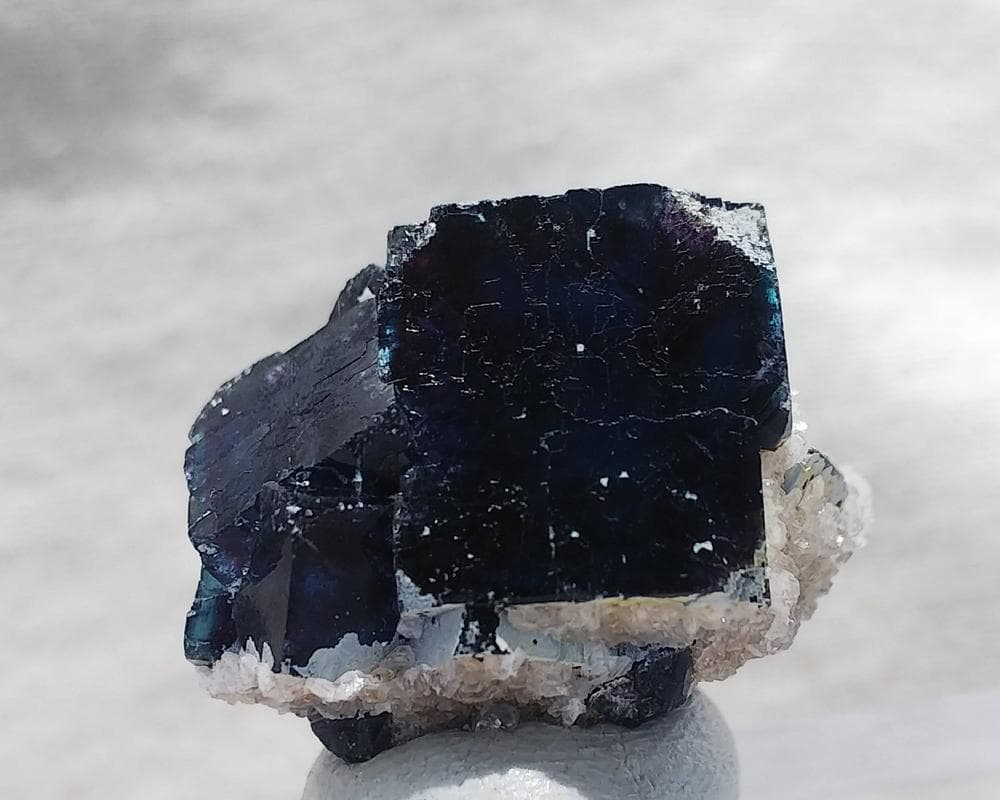 425 オコルス鉱山産 ティールブルー ブルー パープル フローライト