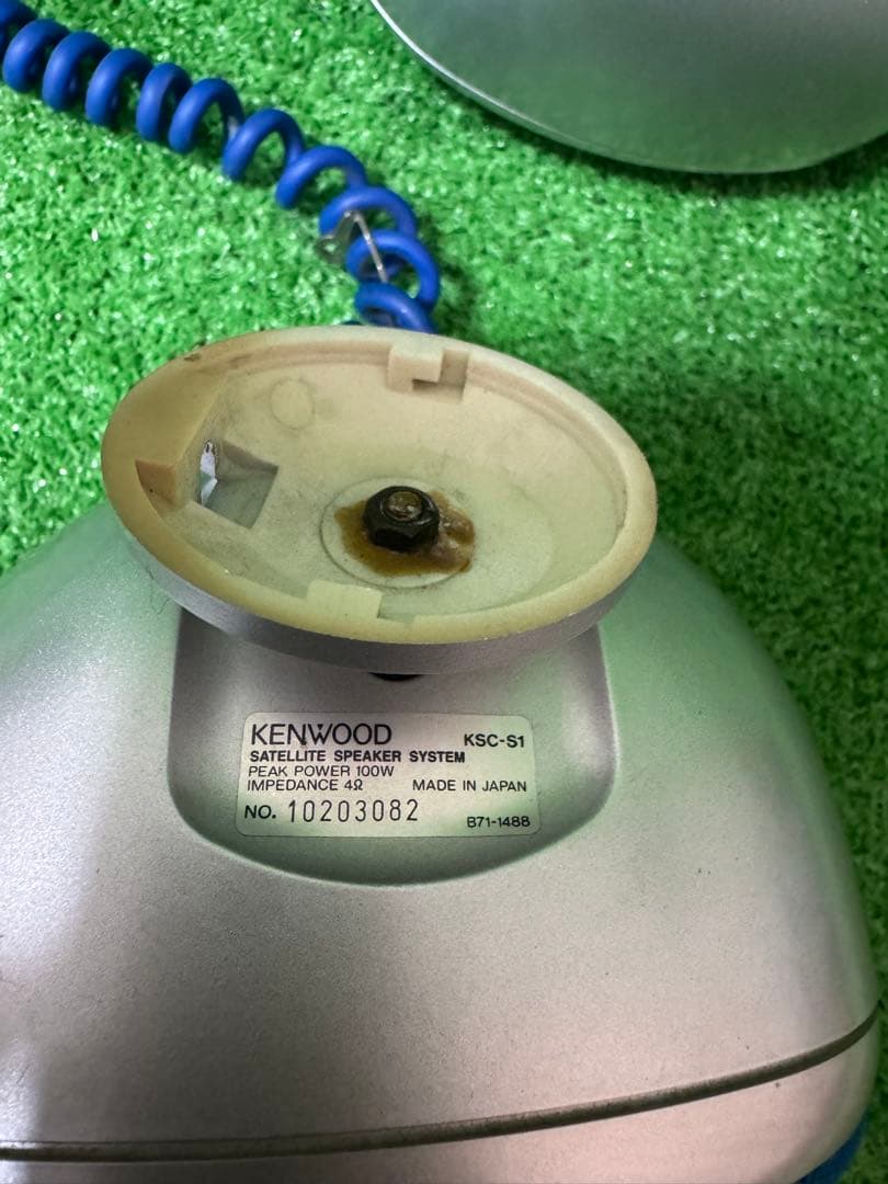 KENWOOD サテライトスピーカー　KSC-S1 ブルー点灯
