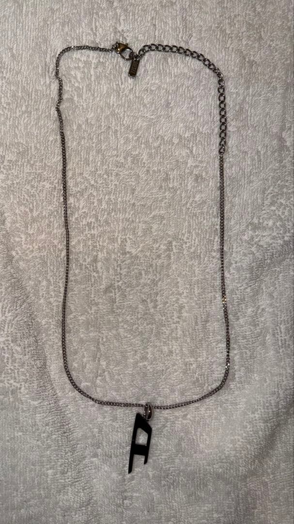 【正規品】DIESEL DX162500DJWシルバートーン ネックレス