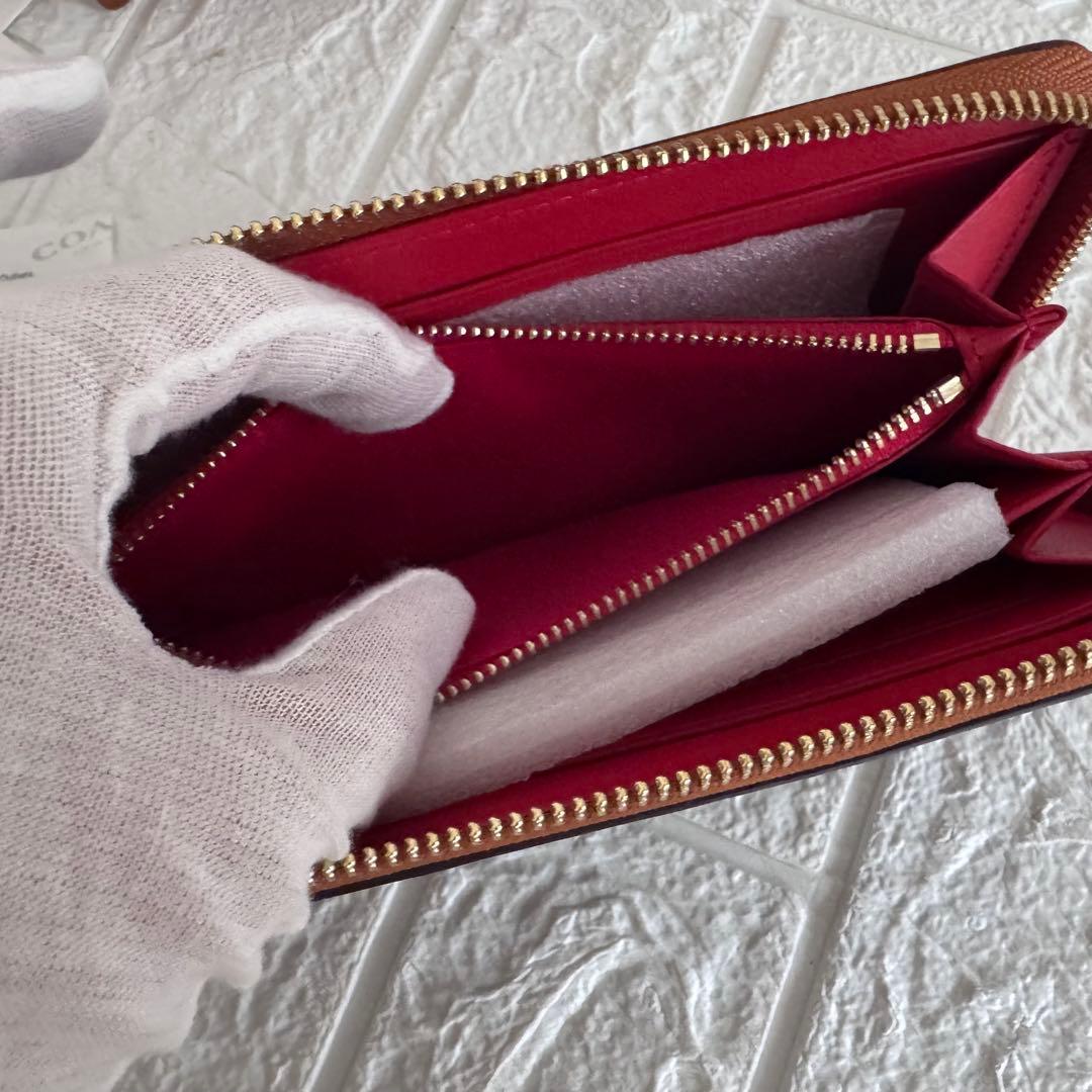 【コーチ／ C3547】新品 シグネチャー デニムマルチ 長財布 ストラップ付