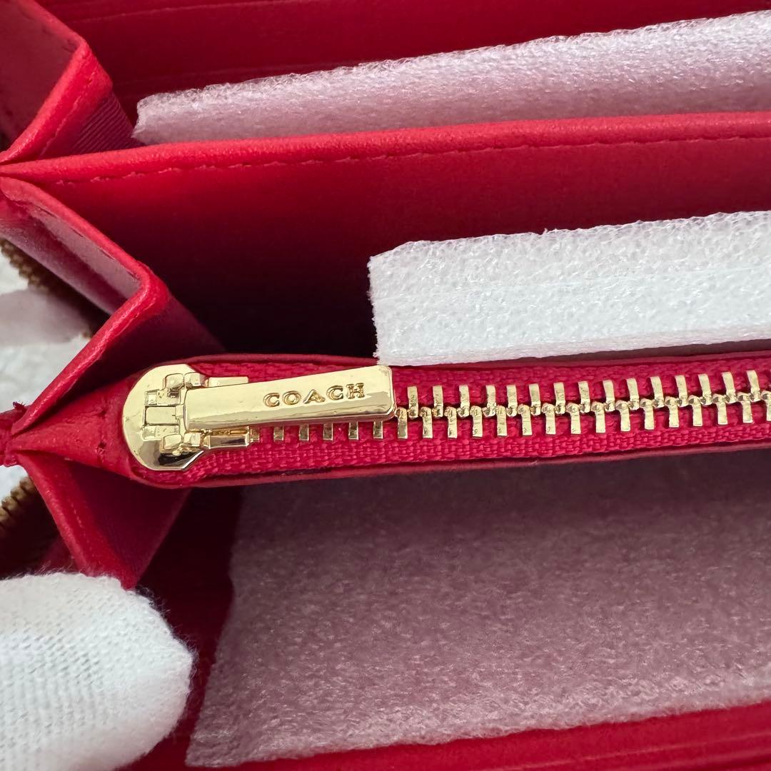 【コーチ／ C3547】新品 シグネチャー デニムマルチ 長財布 ストラップ付