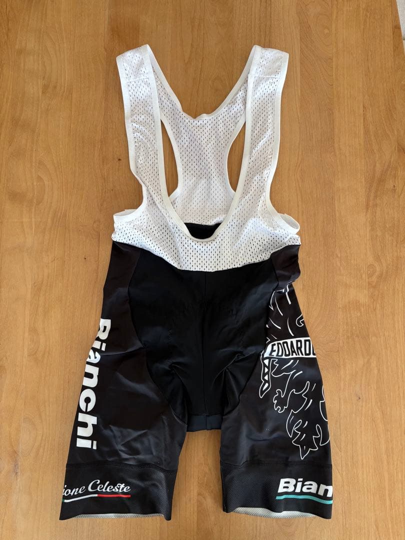 【ブランド正規品】Bianchi 半袖サイクルジャージ ビブタイツ 上下セット