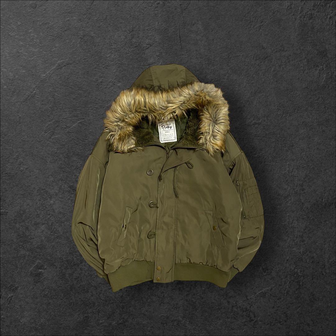 00s archive 短丈 ミリタリージャケット N-2B y2k 平成 人気