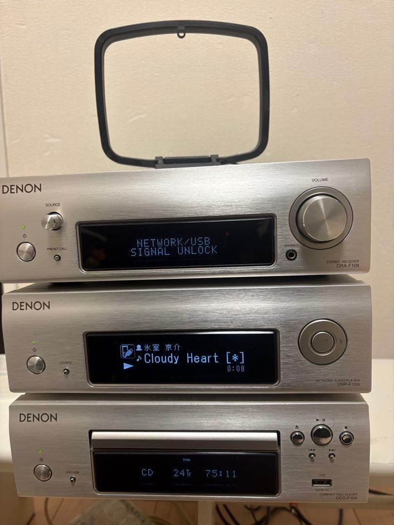 DENON F109ステレオレシーバー