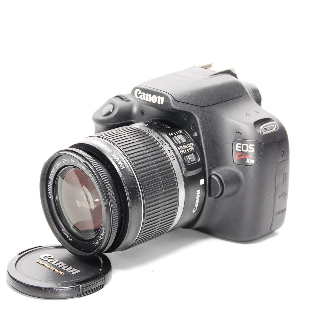 ☘️極美品☘️Canon Kiss X70 一眼レフ 旅行写真撮りたい方向け