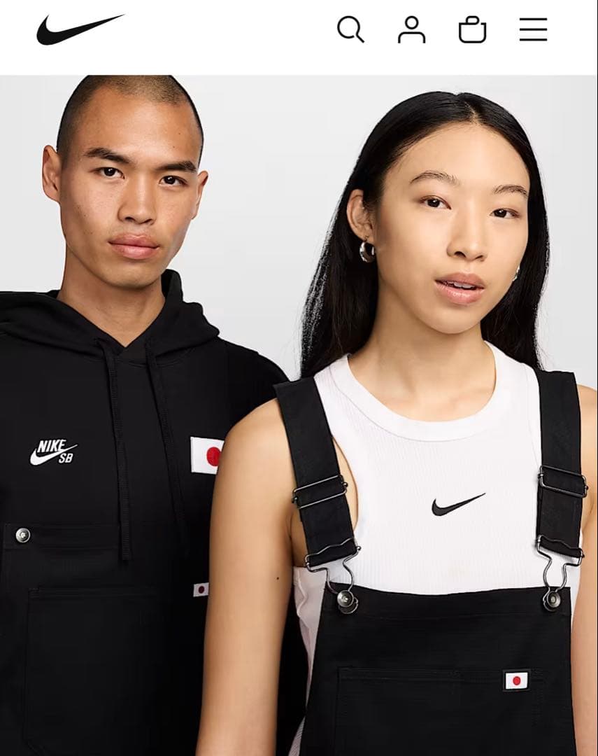 【新品未使用】Nike ブラック オーバーオール