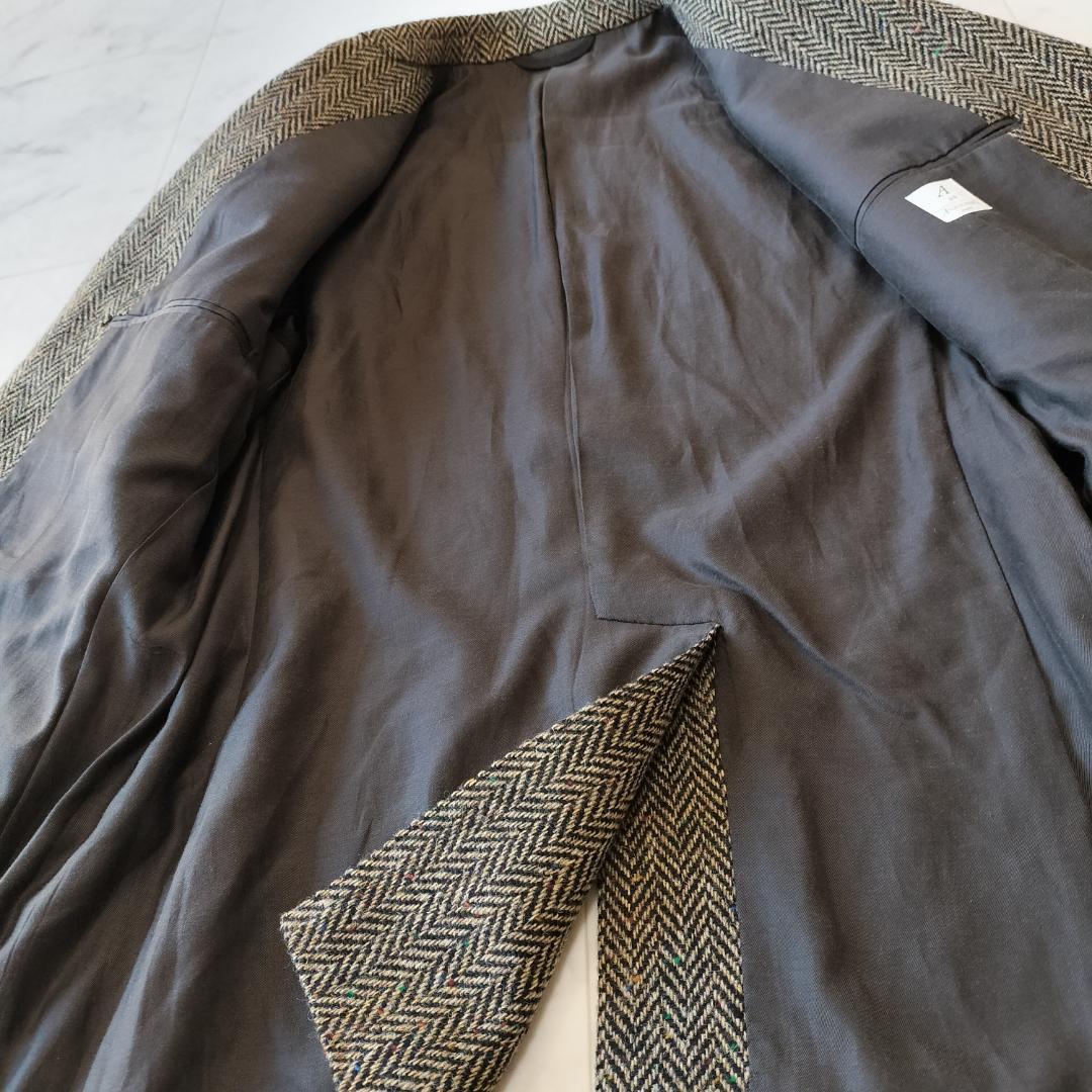 アナトミカ DUNN JACKET 40 M~L ヘリンボーンツイード ブラウン