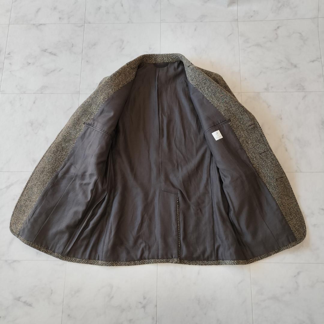アナトミカ DUNN JACKET 40 M~L ヘリンボーンツイード ブラウン