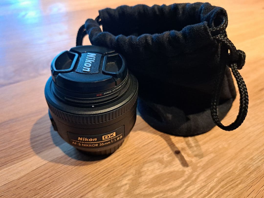 【NIKON】AF-S DX NIKKOR 35mm f/1.8G 収納袋付き