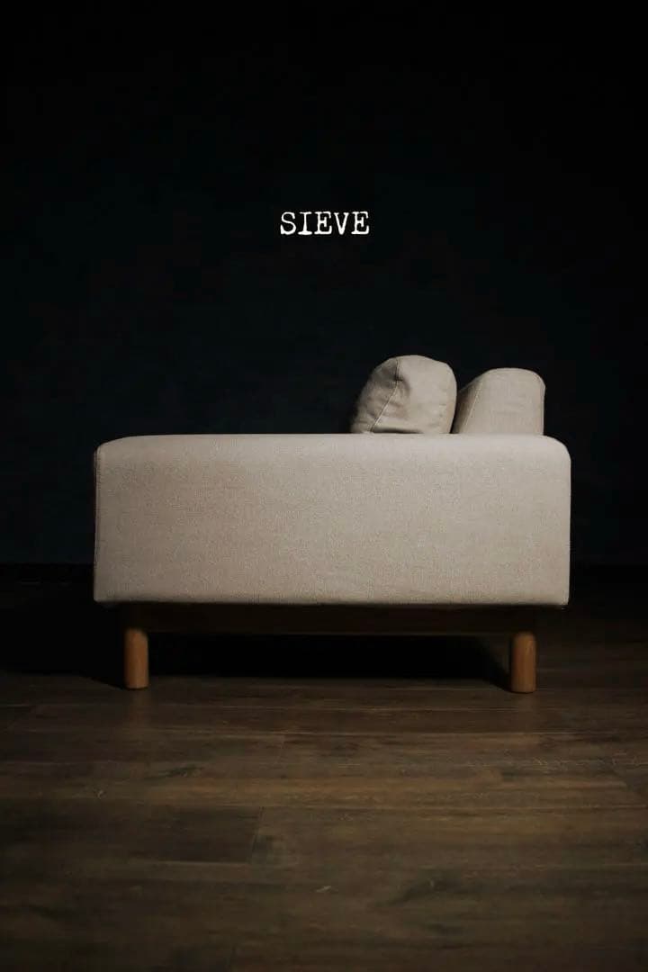 首都圏送無料〜SIEVE バージュ　極上コンディション　2人掛け　ソファ　15万