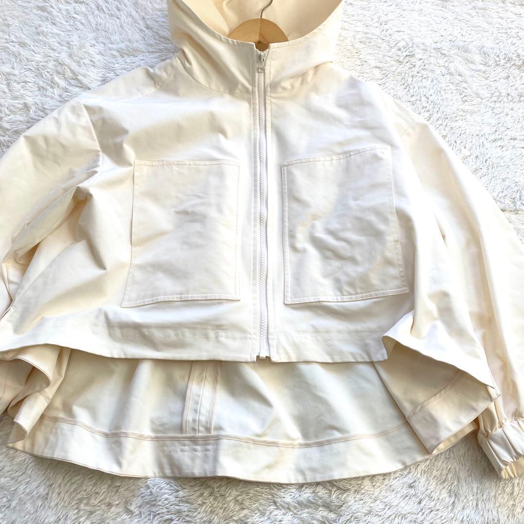 24SS 極美品　yori 撥水ハードブルゾン　Mサイズ　アイボリー